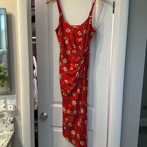 Nine Britton Knit Fitted Midi Dress - Size Small